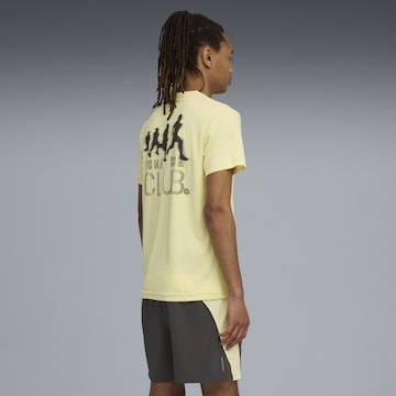PUMA Performance shirt 'Run Club' in Yellow: front