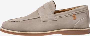 Slipper 'De Stitser 01' di Floris van Bommel in beige: frontale