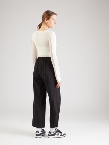 Wide leg Pantaloni di Sublevel in nero