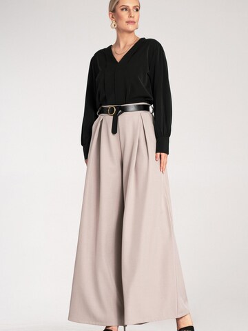Loosefit Pantaloni 'M1134' di Figl in beige