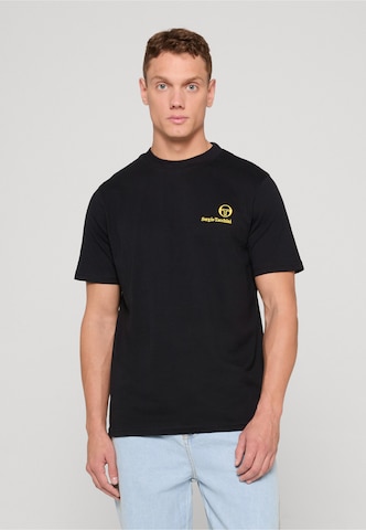Maglietta 'Felton' di Sergio Tacchini in nero: frontale