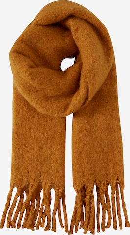 ICHI Scarf 'IABREW' in Brown: front