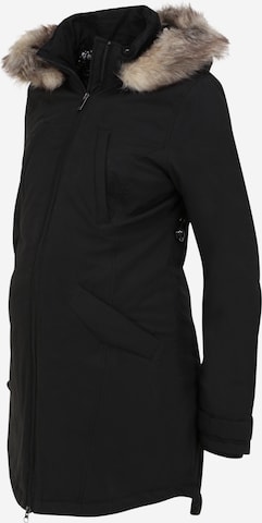 Noppies Zimska jakna 'Malin' | črna barva: sprednja stran