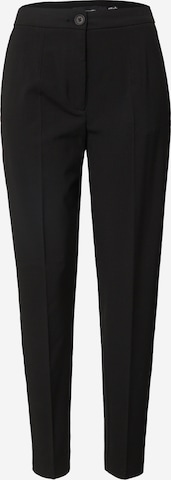 Tapered Pantaloni con piega frontale di VERO MODA in nero: frontale