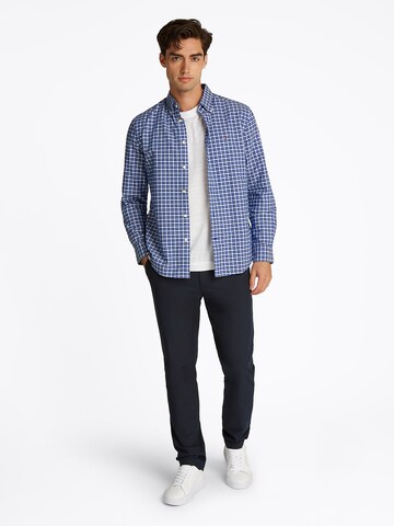 TOMMY HILFIGER Regular Fit Hemd 'HERITAGE' in Blau