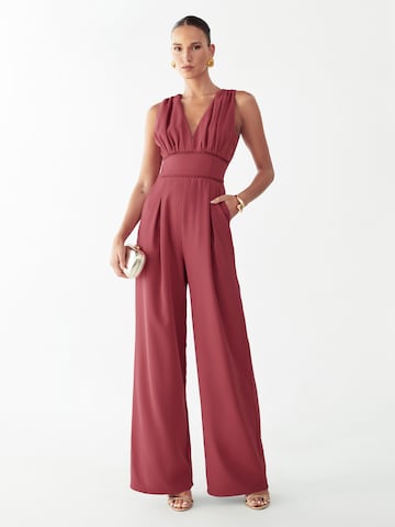 BWLDR Ολόσωμη φόρμα 'LYLE' σε ροζ: μπροστά