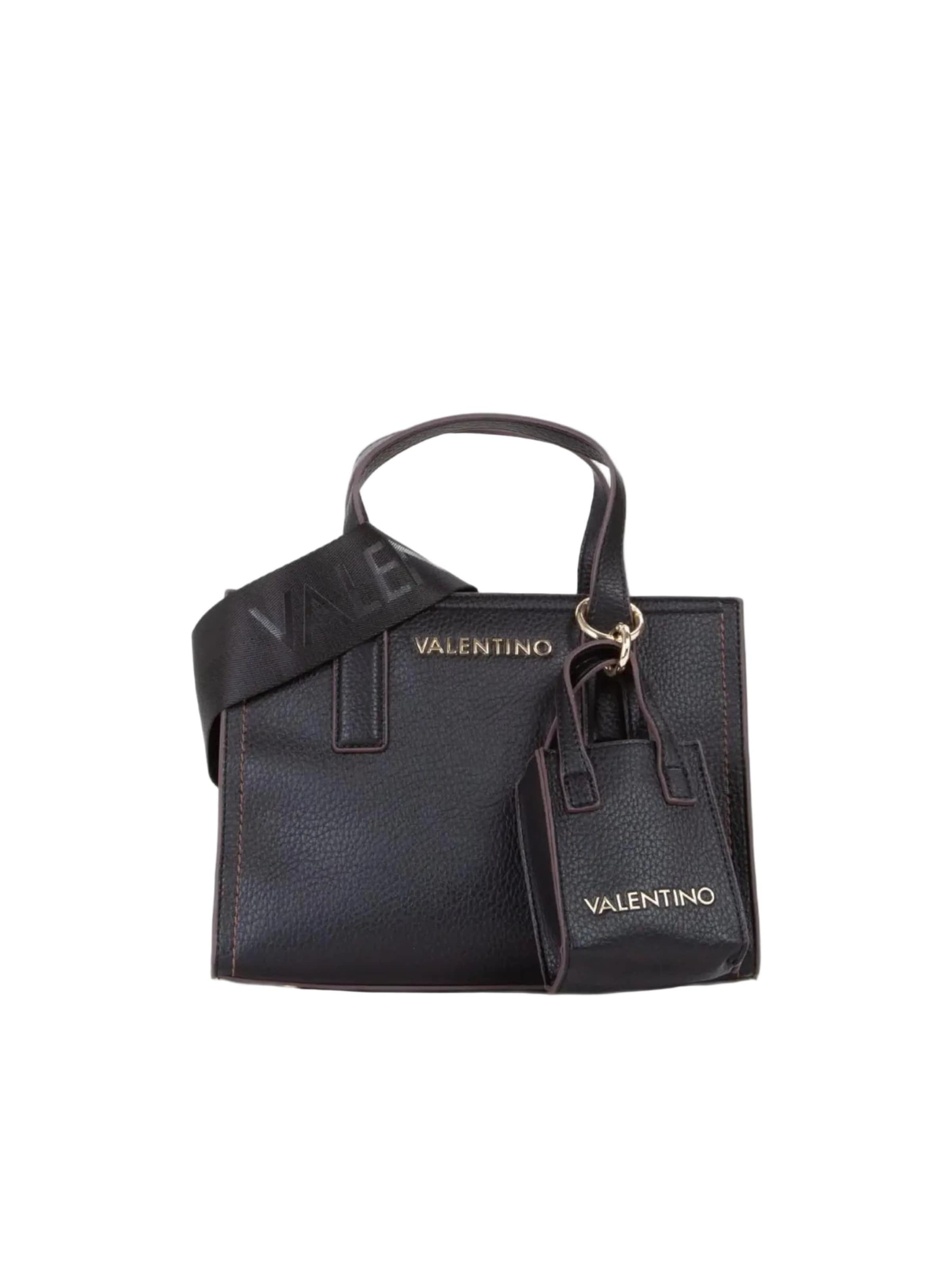 VALENTINO - Shopper 'Valentino Sac Cabas Samantha Nero' em preto: frente