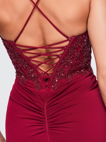 Ombre Abendkleid‌‌‌‌ in Rot