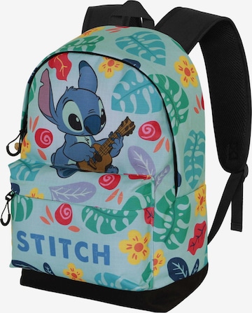 DISNEY Rucksack 'Lilo & Stitch' in Grün: Vorderseite