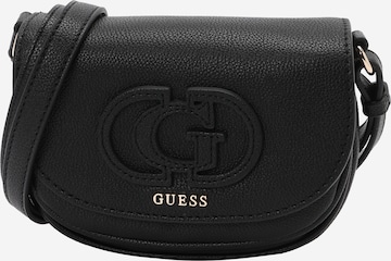 GUESS - Bolso de hombro 'CALEBRA MINI CNVRTBL XBDY FLAP' en negro: frente