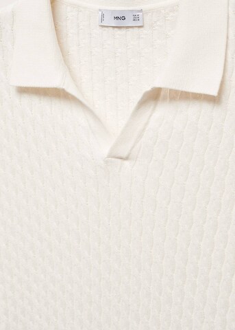 MANGO MAN Shirt 'Treccia' in Weiß