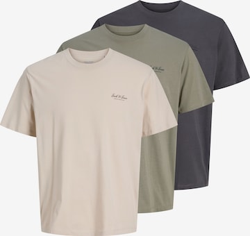 T-Shirt JACK & JONES en beige : devant