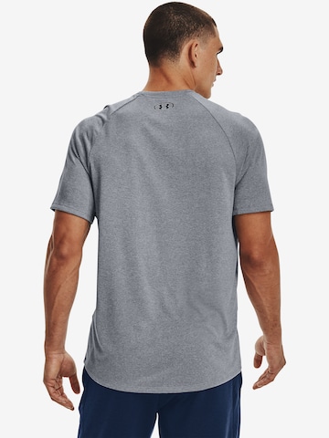 UNDER ARMOUR - Regular Fit Camisa funcionais 'Tech 2.0' em cinzento