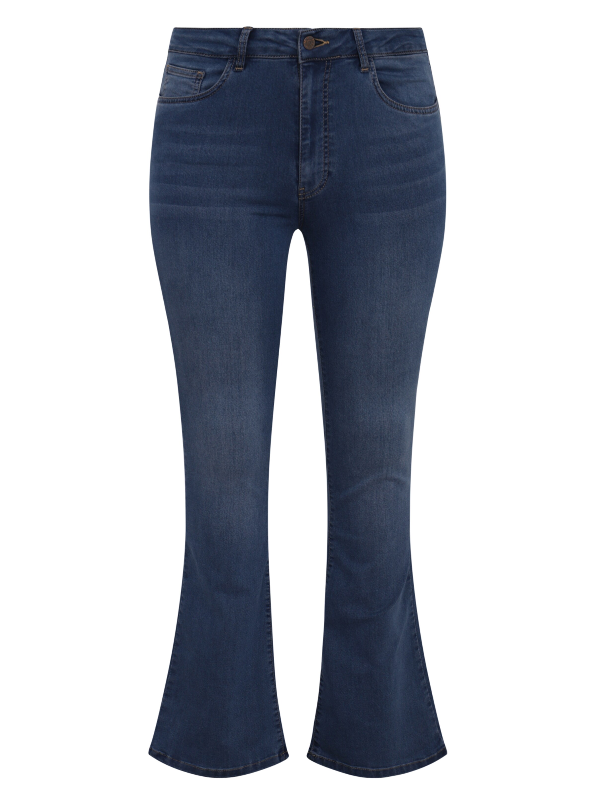 YOEK Bootcut Jeans in Blau: Vorderseite