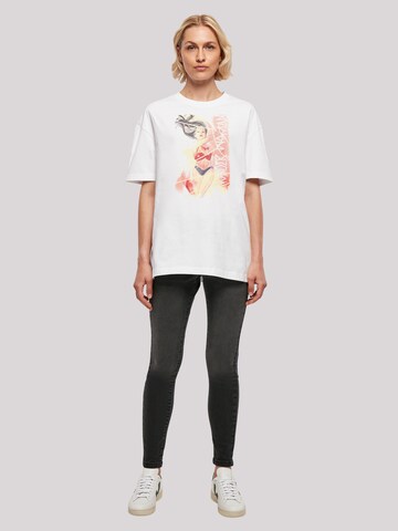 T-shirt oversize 'DC Comics Wonder Woman Watercolour Lasso' F4NT4STIC en blanc