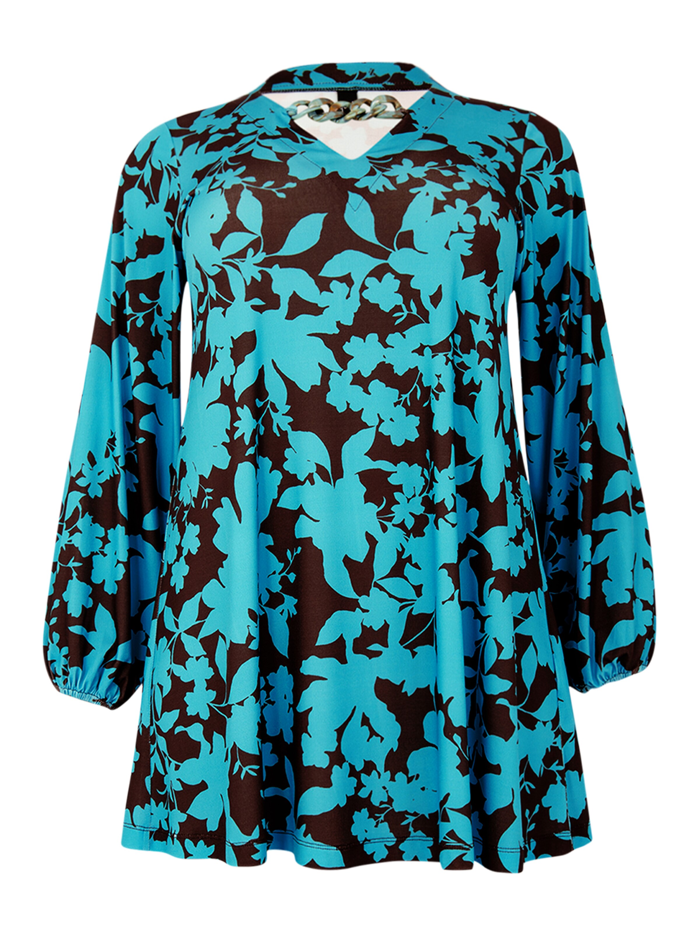 YOEK Tuniek in Blauw: voorkant