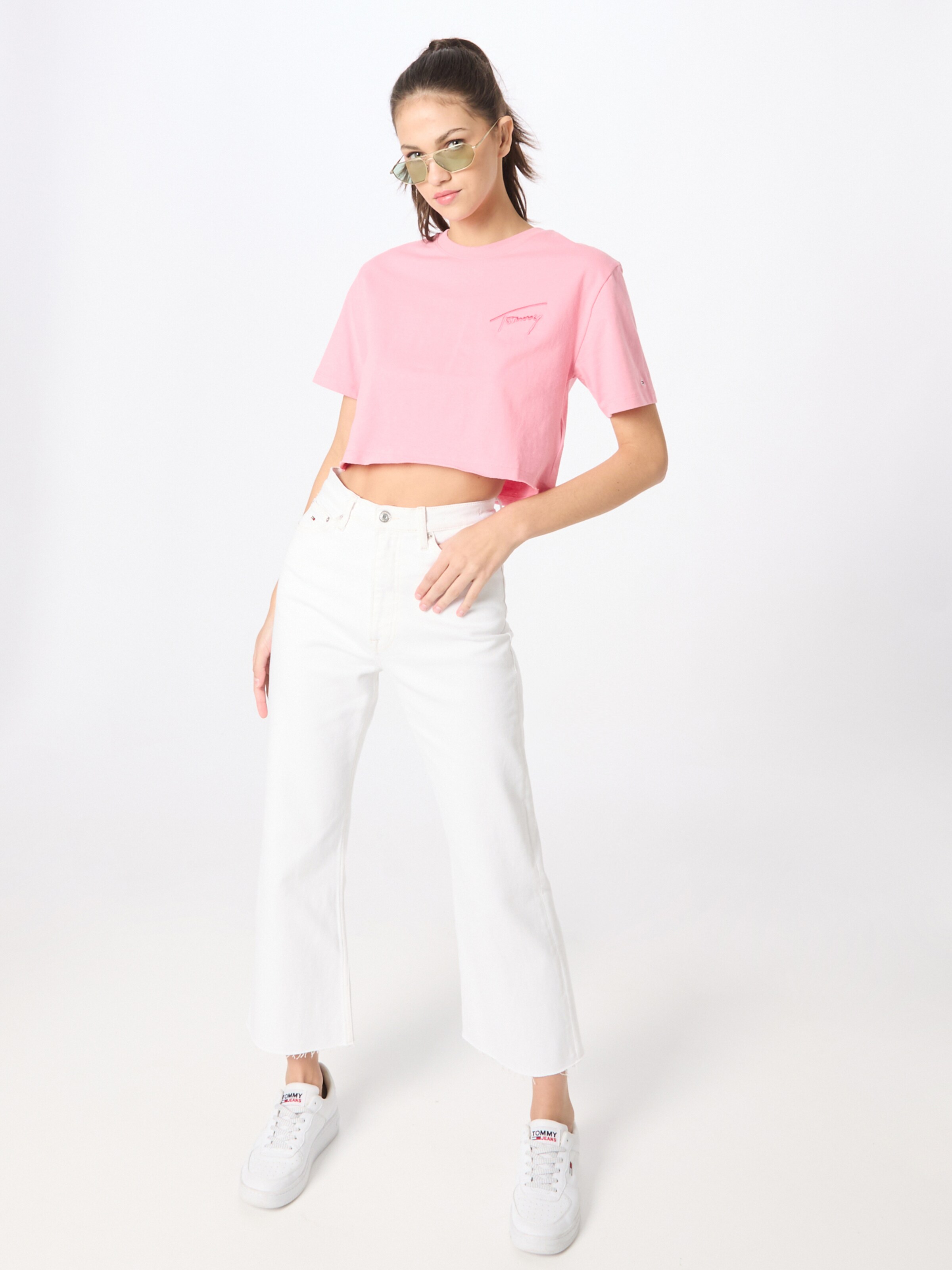 Frauen Shirts & Tops Tommy Jeans Shirt in Rosa - GH97208