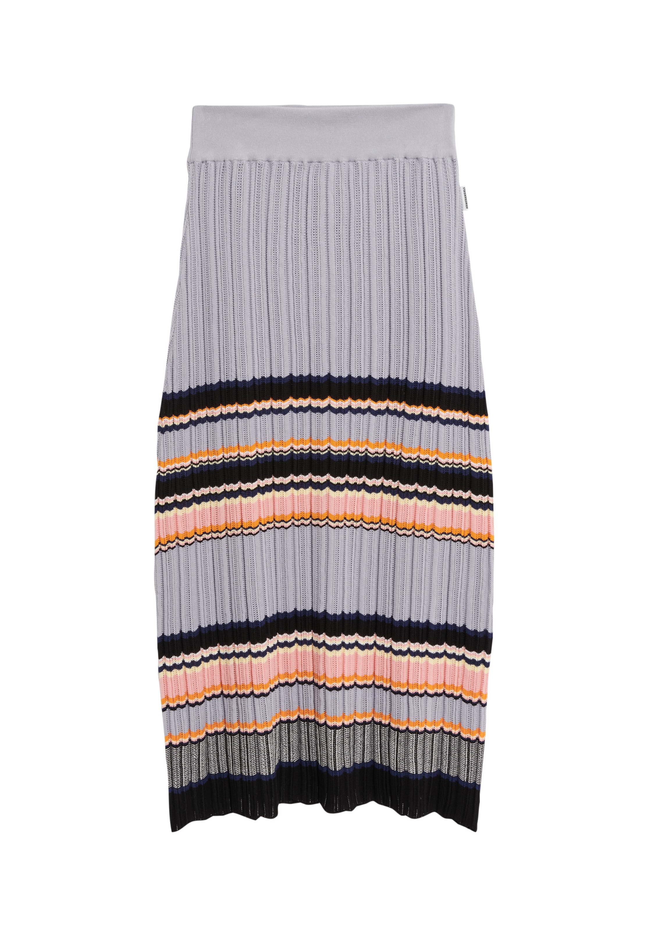 ARMEDANGELS Rok 'Minna' in Grijs: voorkant