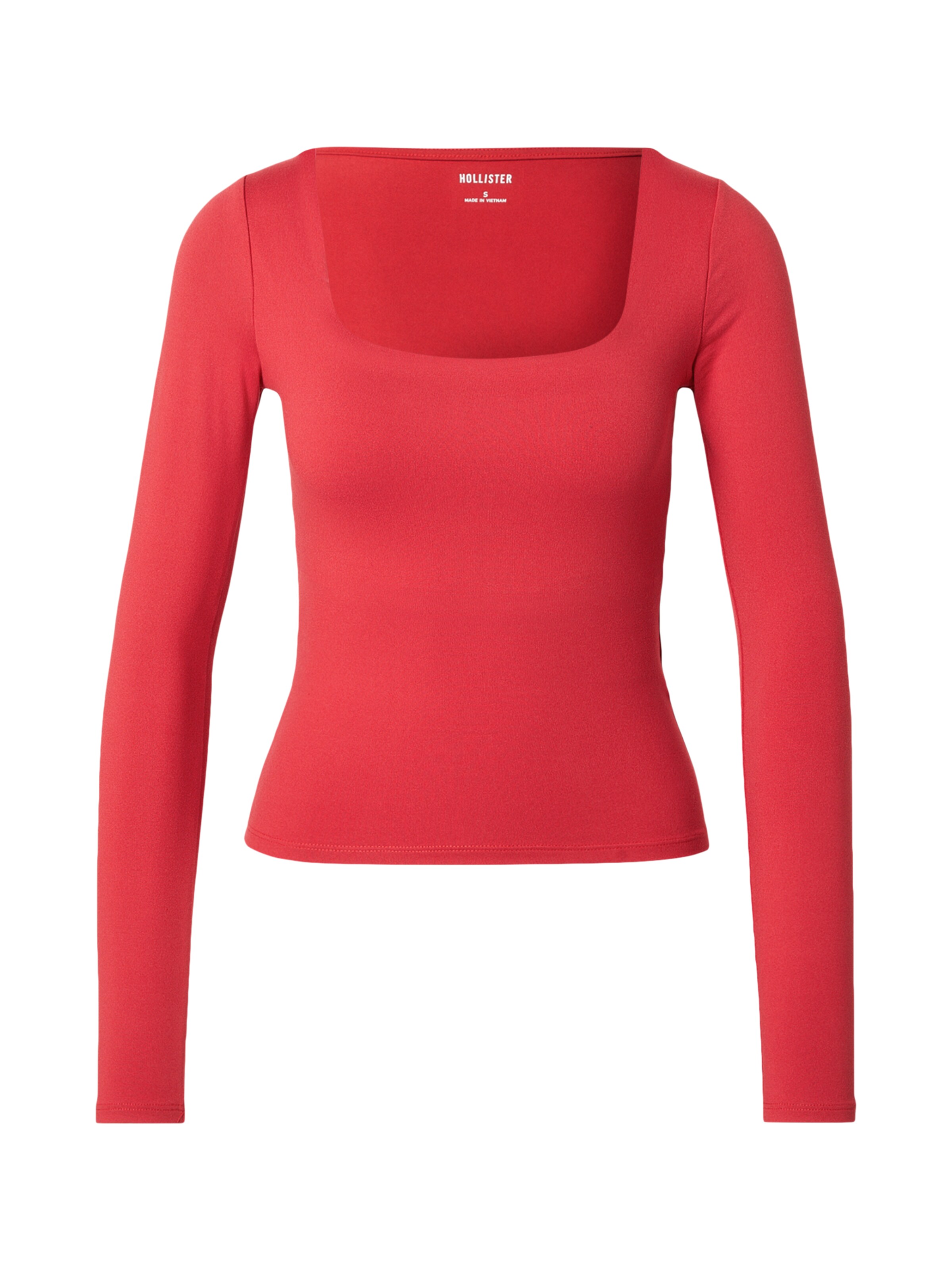 HOLLISTER - Camisa em vermelho: frente