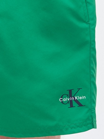 Calvin Klein Swimwear Hlače za k noši | zelena barva