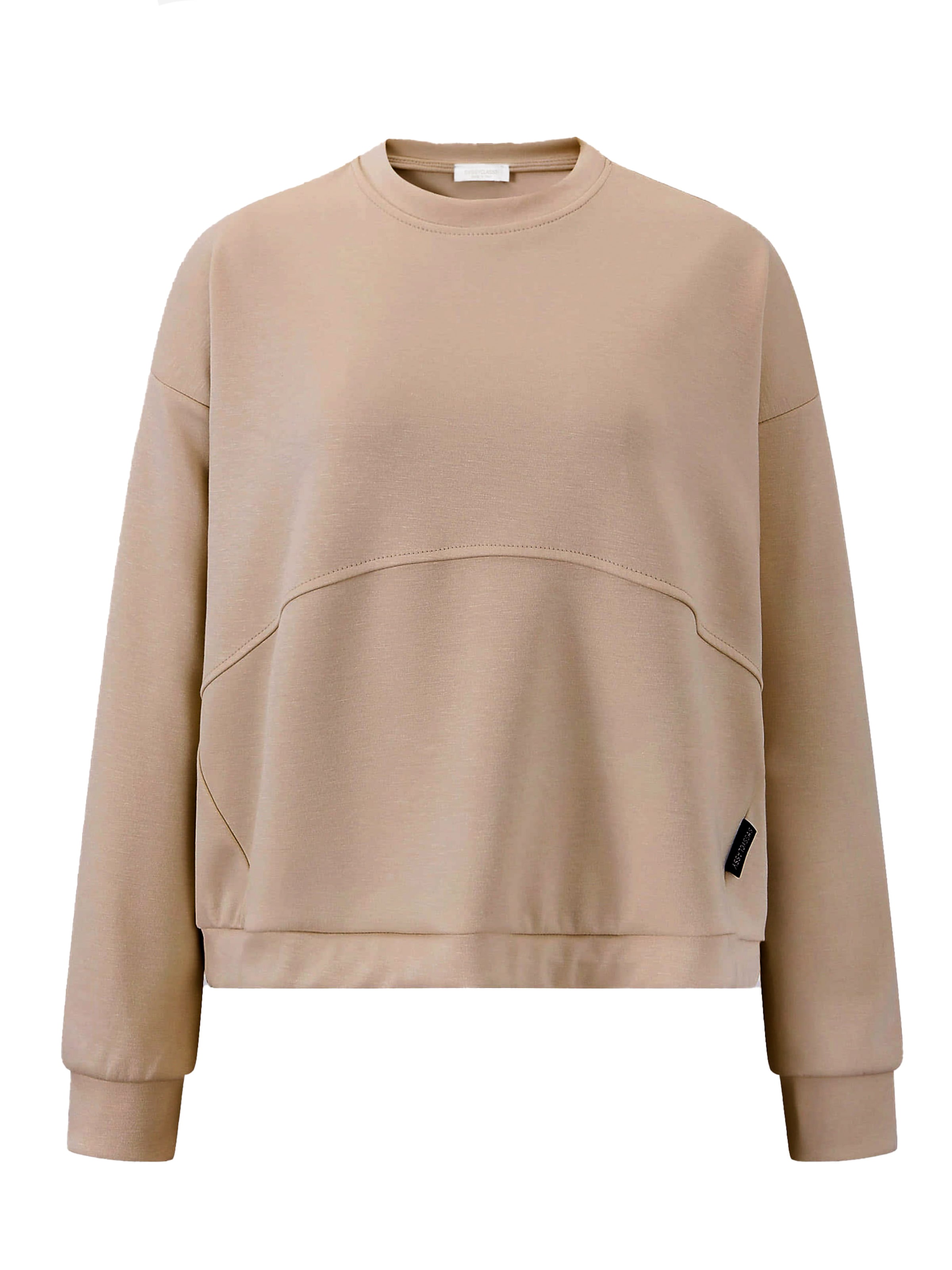 SASSYCLASSY Sweatshirt in Grau: Vorderseite