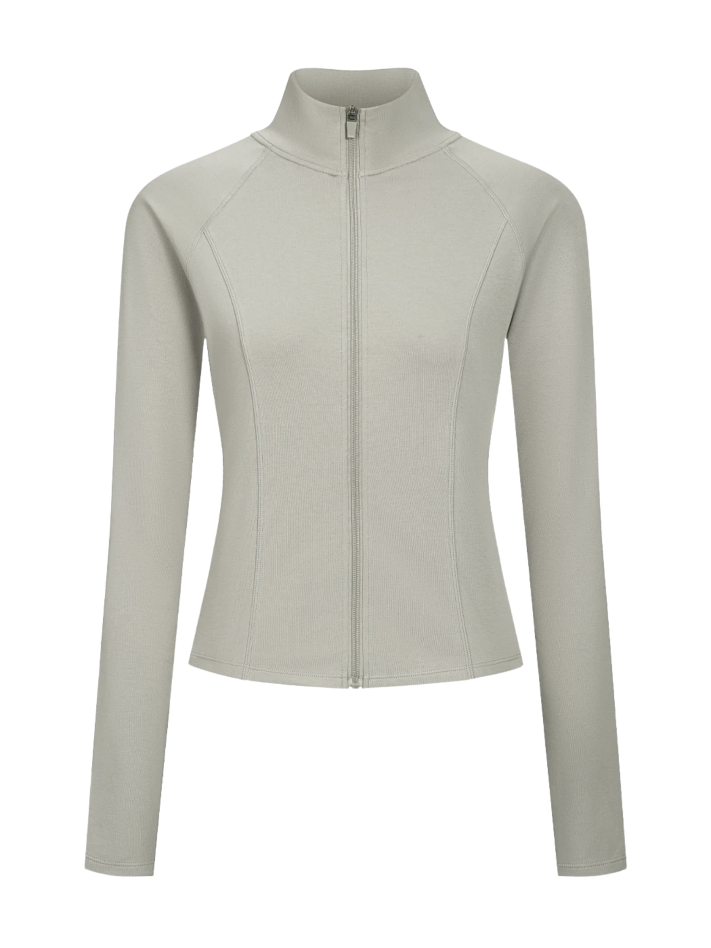 cfab (formerly creamy fabrics) Sweatvest in Grijs: voorkant