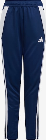 ADIDAS PERFORMANCE Slimfit Sportbroek 'Tiro 24' in Blauw: voorkant