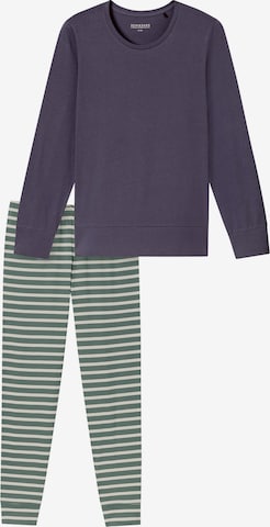 Pyjama ' Casual Essentials ' SCHIESSER en bleu : devant