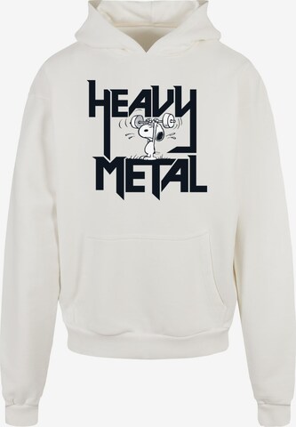 Sweat-shirt 'Heavy Metal' Merchcode en blanc : devant