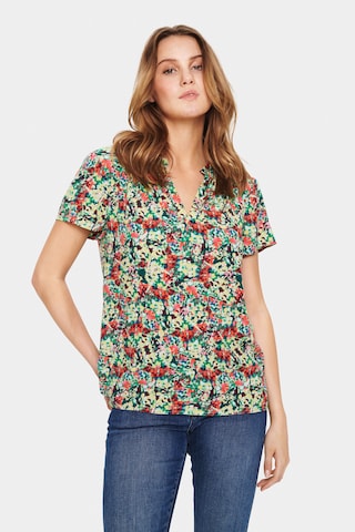 Camicia da donna 'Nitta' di SAINT TROPEZ in colori misti: frontale