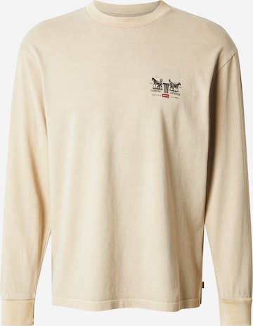 LEVI'S ®Majica 'Long Sleeve Graphic Authentic Tee' - bijela boja: prednji dio