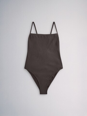 The Set Swimsuit in Brown
