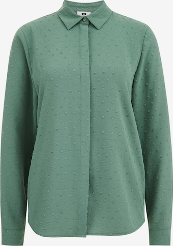 WE Fashion Blouse in Green: front