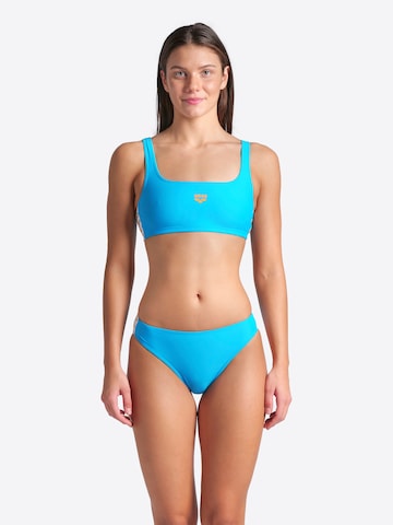 ARENA Bustier Bikini 'ICONS' in Blau: Vorderseite