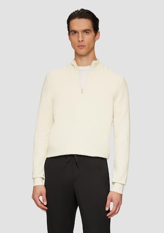 s.Oliver BLACK LABEL Trui in Wit: voorkant