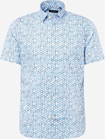 Coupe regular Chemise 'Trostol' Matinique en bleu : devant