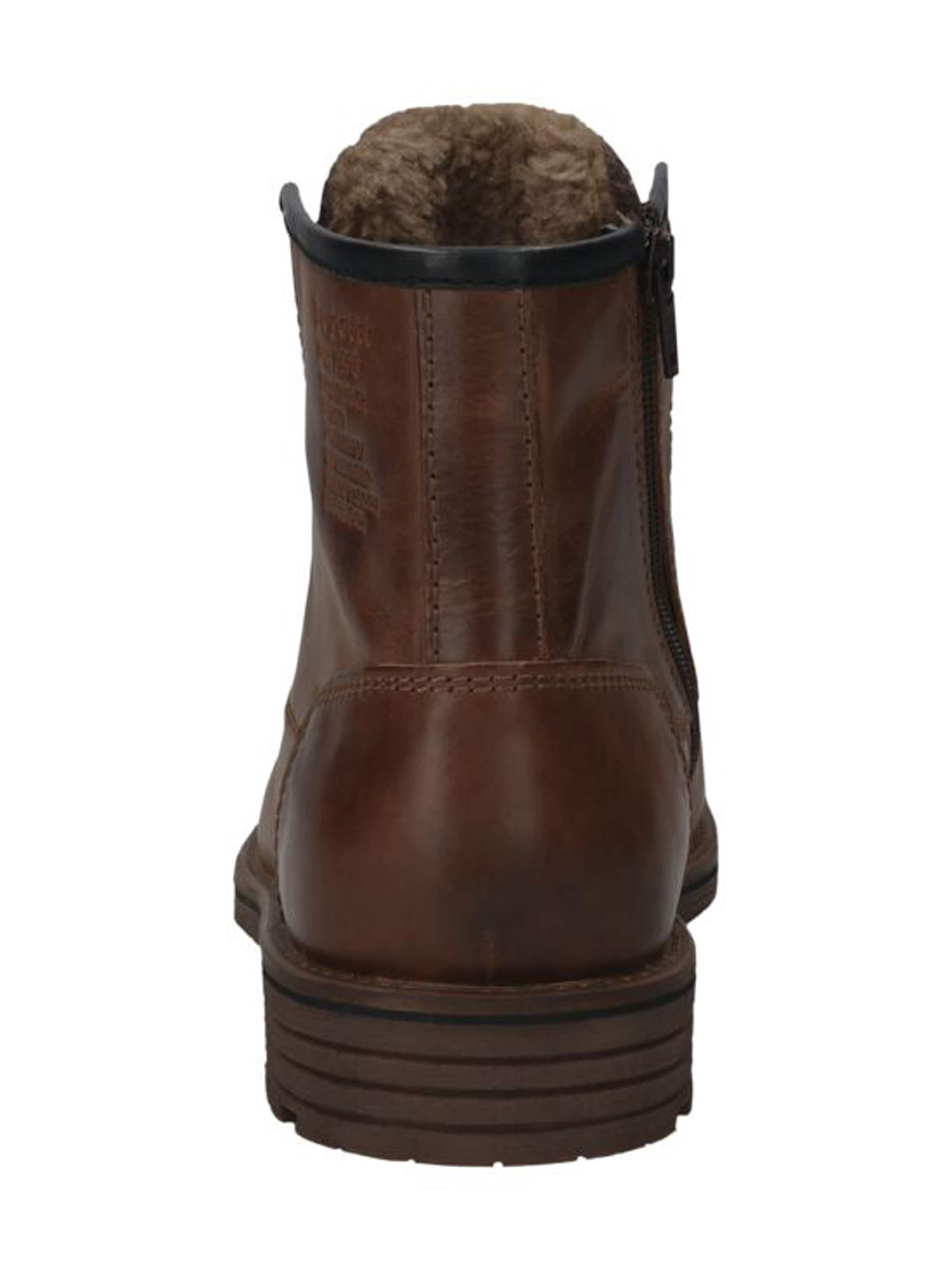 Bocanci cu șireturi de la bugatti pe maro