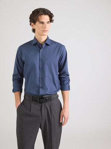 Michael Kors Slim Fit Paita värissä sininen: etupuoli