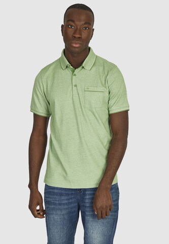 HECHTER PARIS Shirt in Groen: voorkant