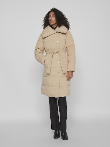 VILA Winter Coat in Beige: front