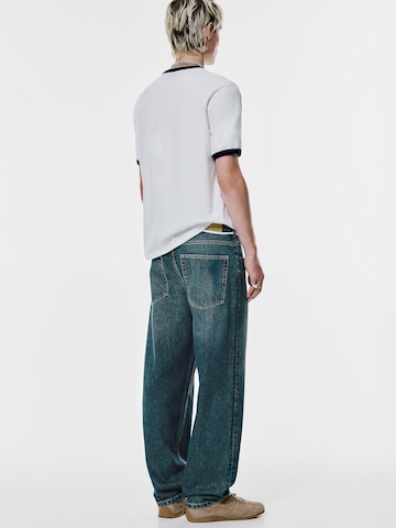 Baggy Jean Pull&Bear en bleu