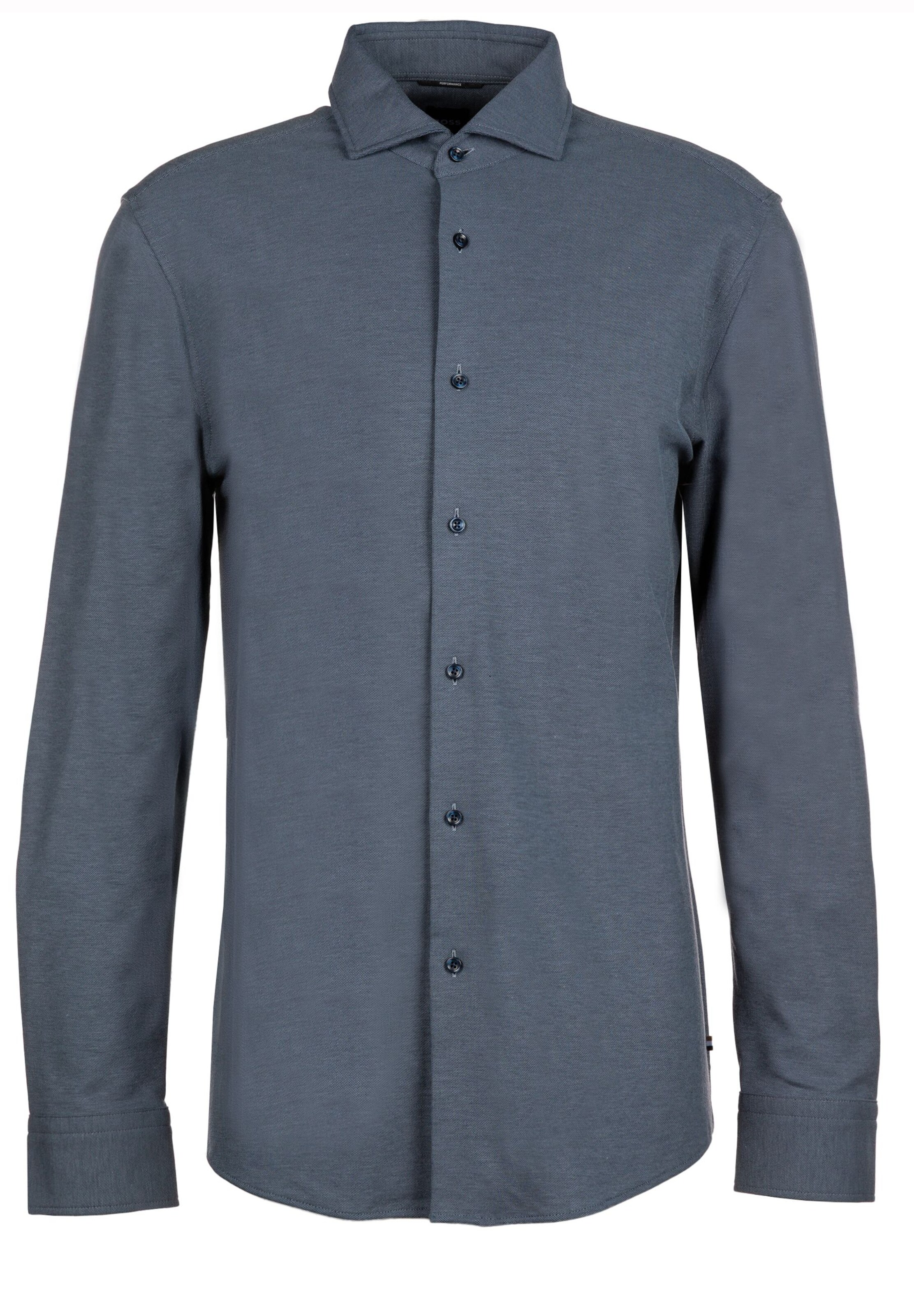 BOSS Regular fit Button Up Shirt in Blue: front