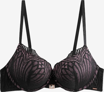 juoda Lipsy Marškinėliai Liemenėlė: priekis