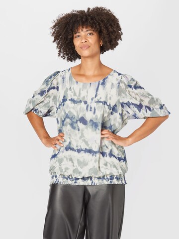 Zizzi Blouse in Grijs: voorkant