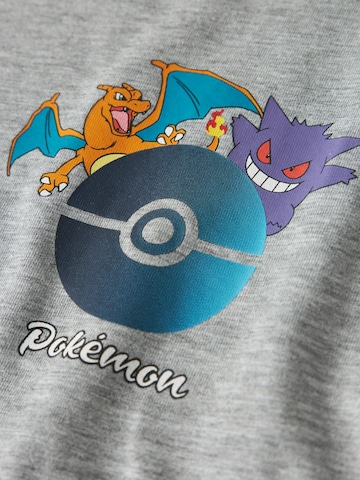 NAME IT - Camiseta 'NKMMATH POKEMON' en gris