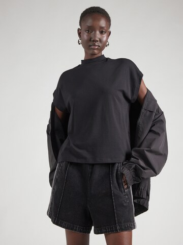 Noisy may Shirt in Zwart: voorkant