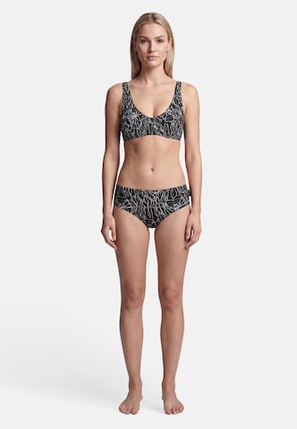 Bikini 'Flower Lines' BECO the world of aquasports en noir
