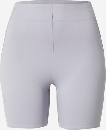 Skinny Pantalon de sport On en violet : devant