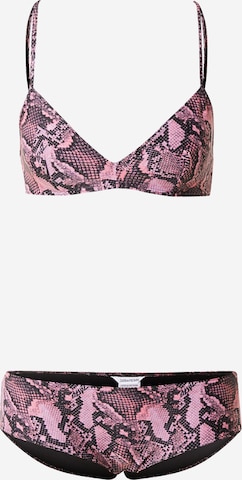 Zadig & Voltaire Triangle Bikini in Pink: front