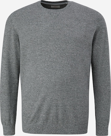 s.Oliver Men Big Sizes Sweater in Grey: front